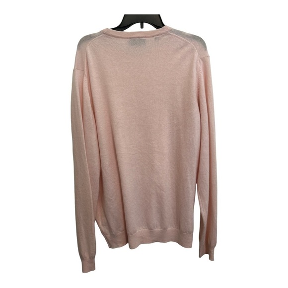 RODD & Gunn Merino Wool & Cashmere Crew Neck Sweater in light pink - Picture 4 of 15